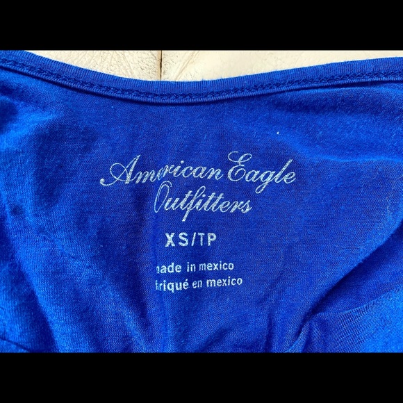 BLUE CROP TOP - Picture 2 of 2